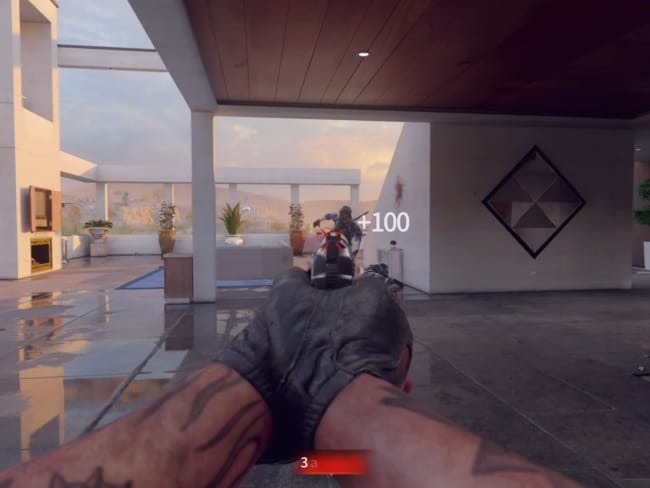 COD BO6の9MM PMのアイアンサイト